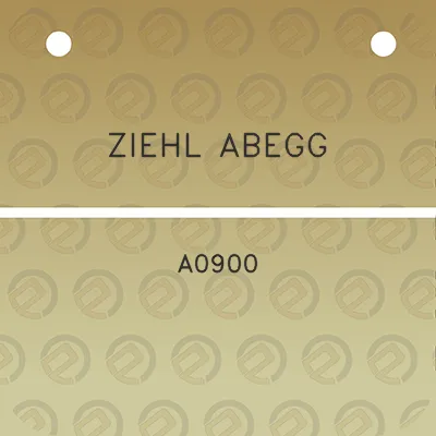 ziehl-abegg-a0900