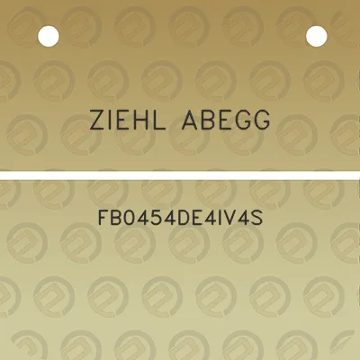 ziehl-abegg-fb0454de4iv4s