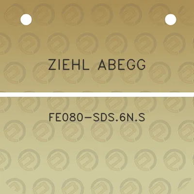 ziehl-abegg-fe080-sds6ns