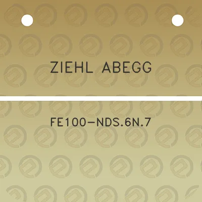 ziehl-abegg-fe100-nds6n7