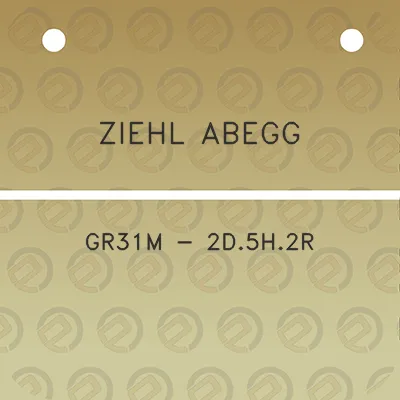 ziehl-abegg-gr31m-2d5h2r