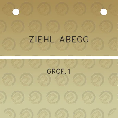 ziehl-abegg-grcf1