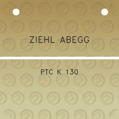 ziehl-abegg-ptc-k-130