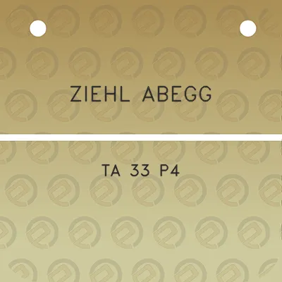 ziehl-abegg-ta-33-p4