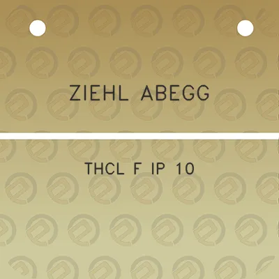 ziehl-abegg-thcl-f-ip-10