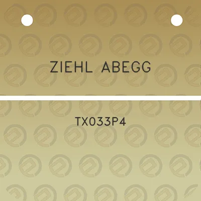 ziehl-abegg-tx033p4