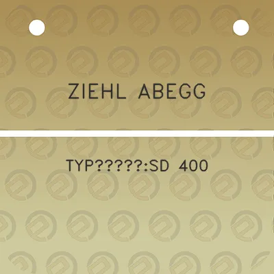 ziehl-abegg-typgsd-400