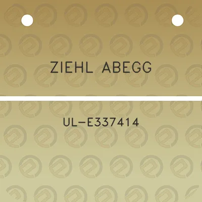 ziehl-abegg-ul-e337414