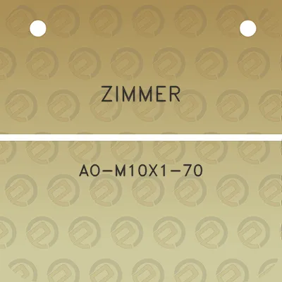 zimmer-ao-m10x1-70