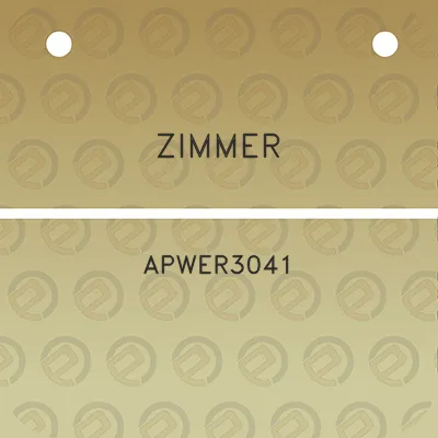 zimmer-apwer3041