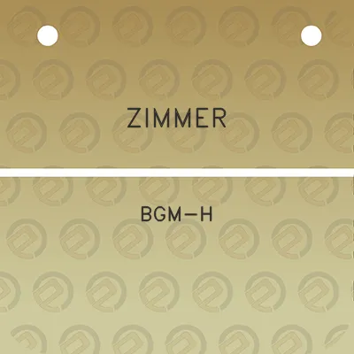 zimmer-bgm-h