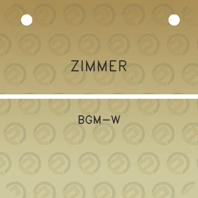 zimmer-bgm-w