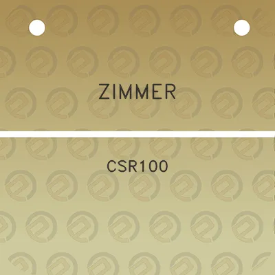 zimmer-csr100