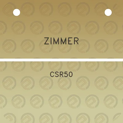 zimmer-csr50