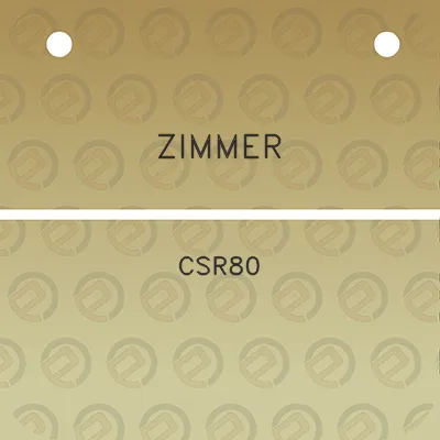 zimmer-csr80