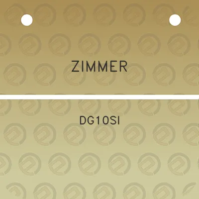 zimmer-dg10si