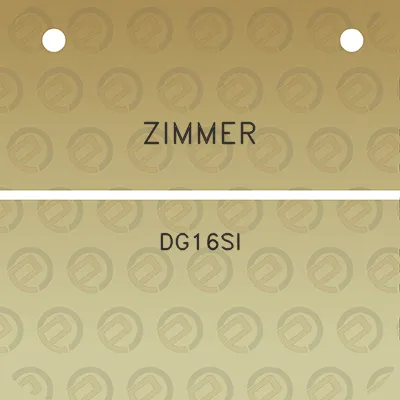 zimmer-dg16si