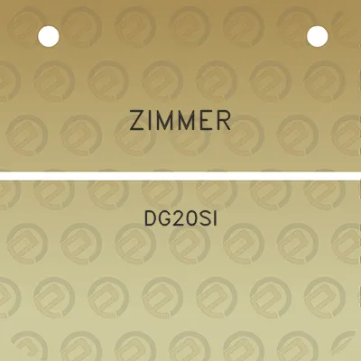 zimmer-dg20si