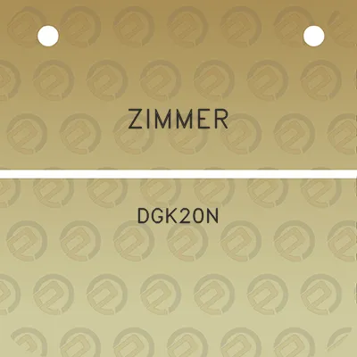 zimmer-dgk20n