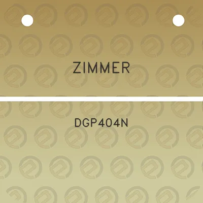 zimmer-dgp404n