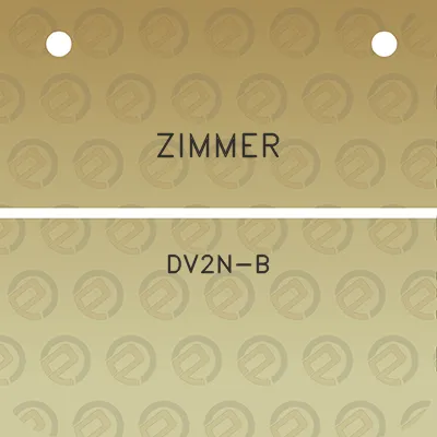 zimmer-dv2n-b