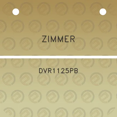 zimmer-dvr1125pb