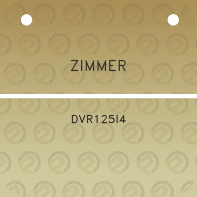 zimmer-dvr125i4