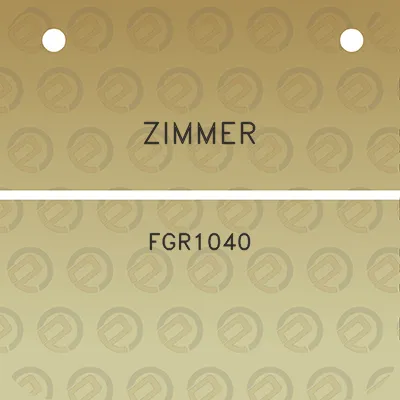 zimmer-fgr1040