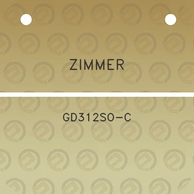 zimmer-gd312so-c