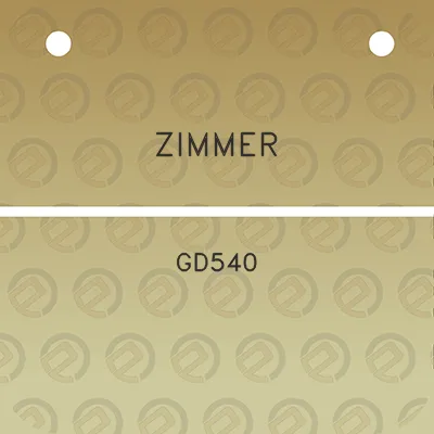 zimmer-gd540