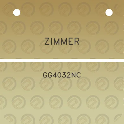 zimmer-gg4032nc