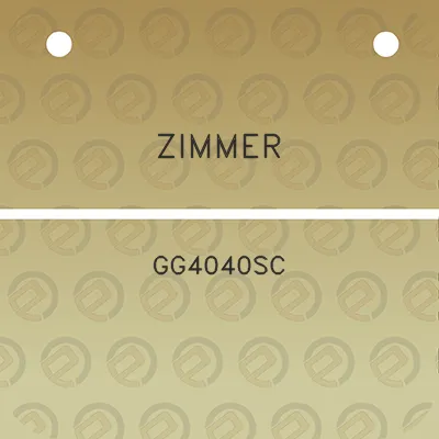 zimmer-gg4040sc