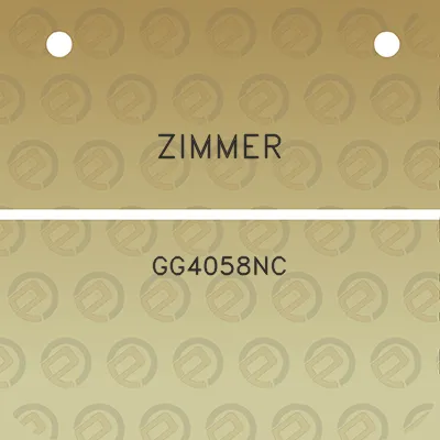 zimmer-gg4058nc