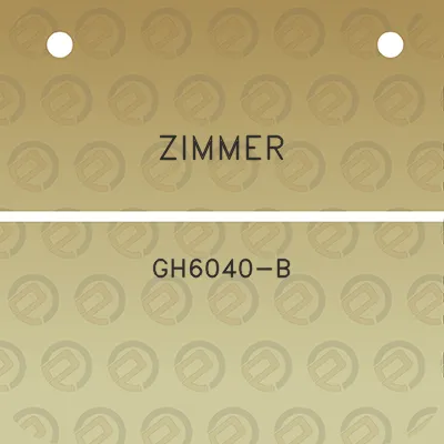 zimmer-gh6040-b