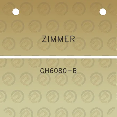 zimmer-gh6080-b