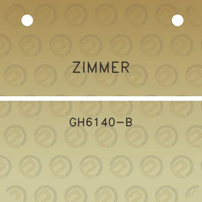 zimmer-gh6140-b