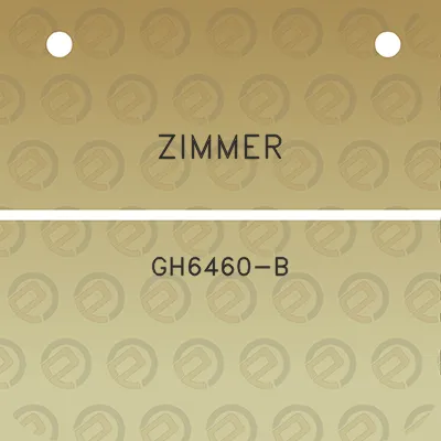 zimmer-gh6460-b