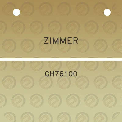 zimmer-gh76100