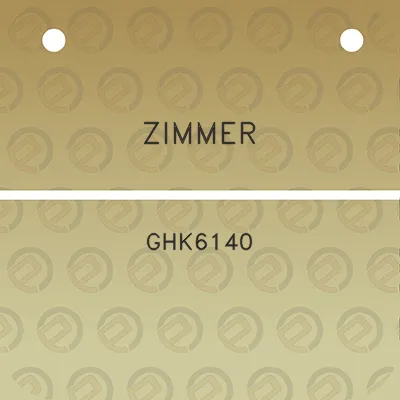 zimmer-ghk6140