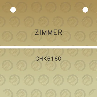 zimmer-ghk6160