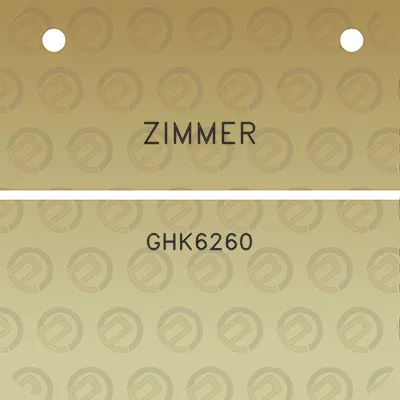 zimmer-ghk6260