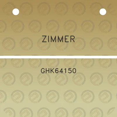 zimmer-ghk64150