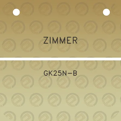 zimmer-gk25n-b