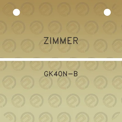 zimmer-gk40n-b