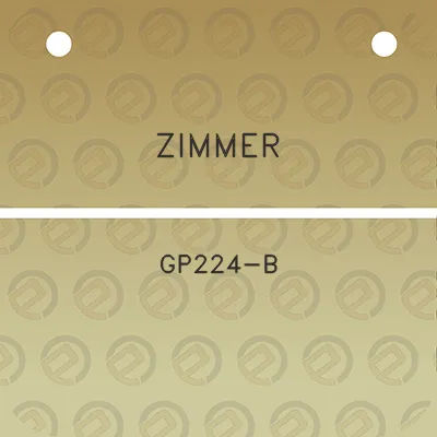 zimmer-gp224-b