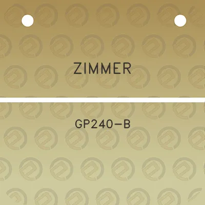 zimmer-gp240-b