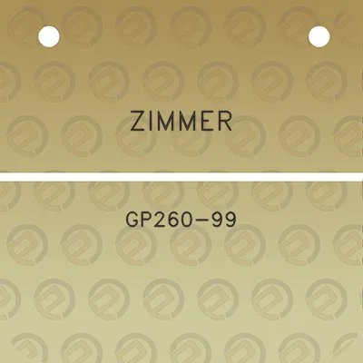 zimmer-gp260-99