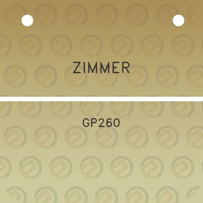 zimmer-gp260