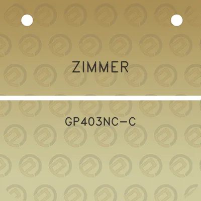 zimmer-gp403nc-c