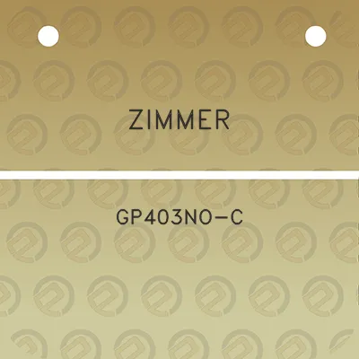 zimmer-gp403no-c